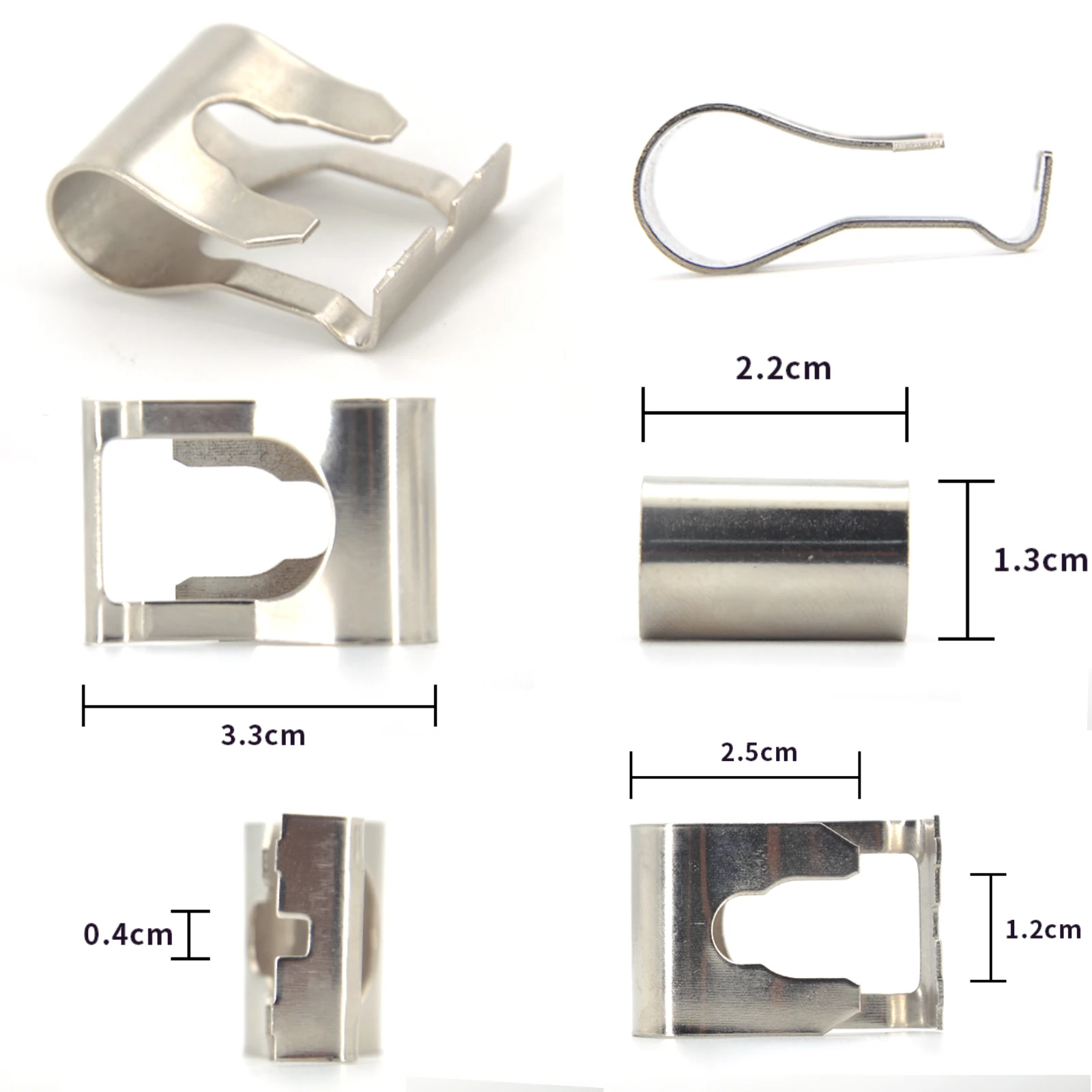 Varillas de enlace de limpiaparabrisas delantero Universal, resorte de Clip de reparación para VW, Toyota, Hyundai, Suzuki, Ford, Peugeot, Renault,