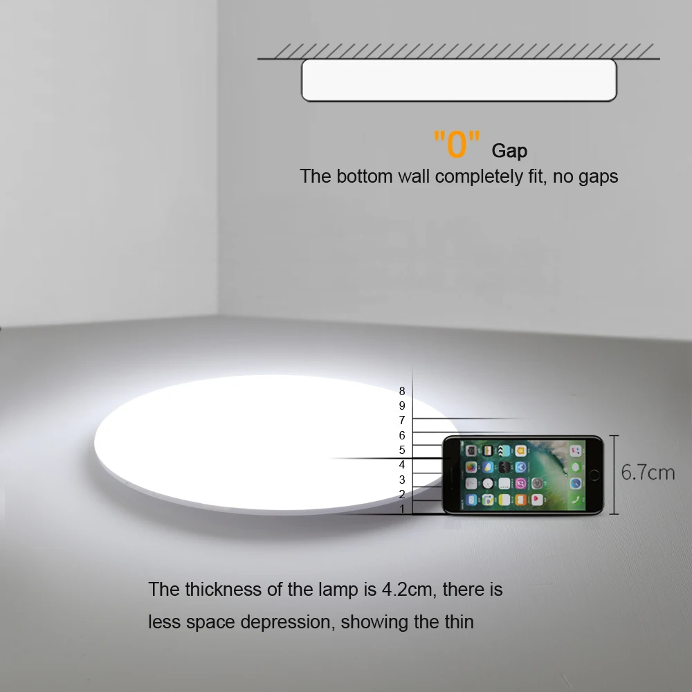 AC 85-265V LED Ceiling Light 48W 36W 24W 18W 13W 9W 6W LED Panel Light Surface Mount Embedded UFO Down Light LED Panel Lamp