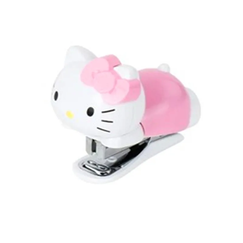 MIRUI Creative Cute Lovely Cat Mini Stapler Binding Book Paper Portable Staples Set Student Stationery School Office Supplies