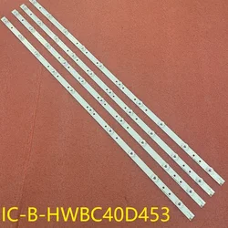LED Backlight Strip For IC-B-HWBC40D453 BUSH 40/233FDVD S4-Z5-V3-2 40/233F 40/233I B40A234TC V400HJ6-PE1 40F21B-FHD 40F22B-FHD