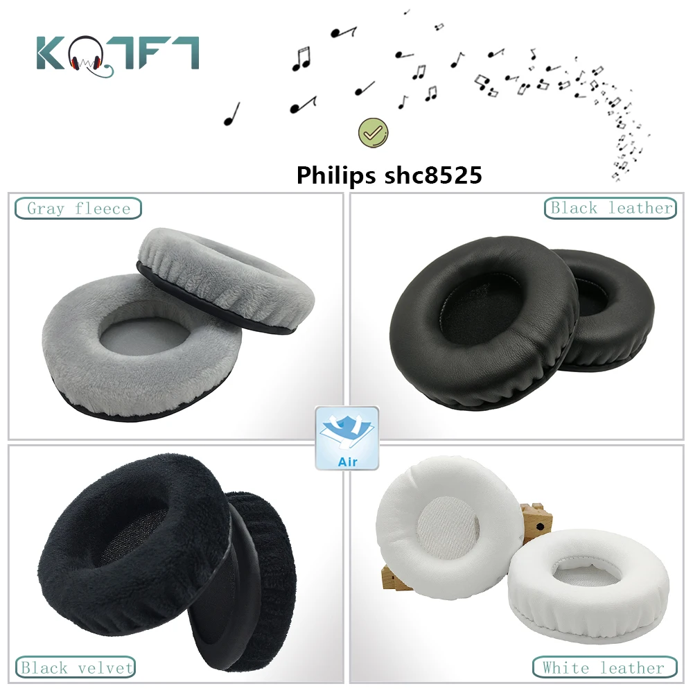 

KQTFT flannel 1 Pair of Replacement Ear Pads for Philips shc8525 Headset EarPads Earmuff Cover Cushion Cups