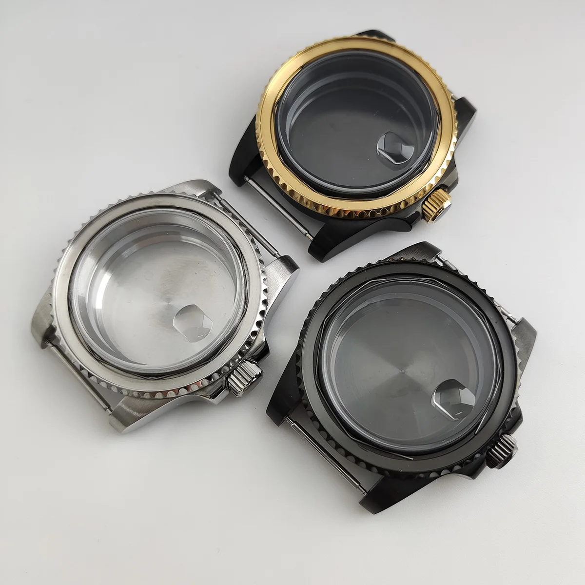 

NH35 Case 40mm Mens Stainless Steel Case Sapphire Glass For NH35/NH36 Movement Watch Repair Modification Accessories