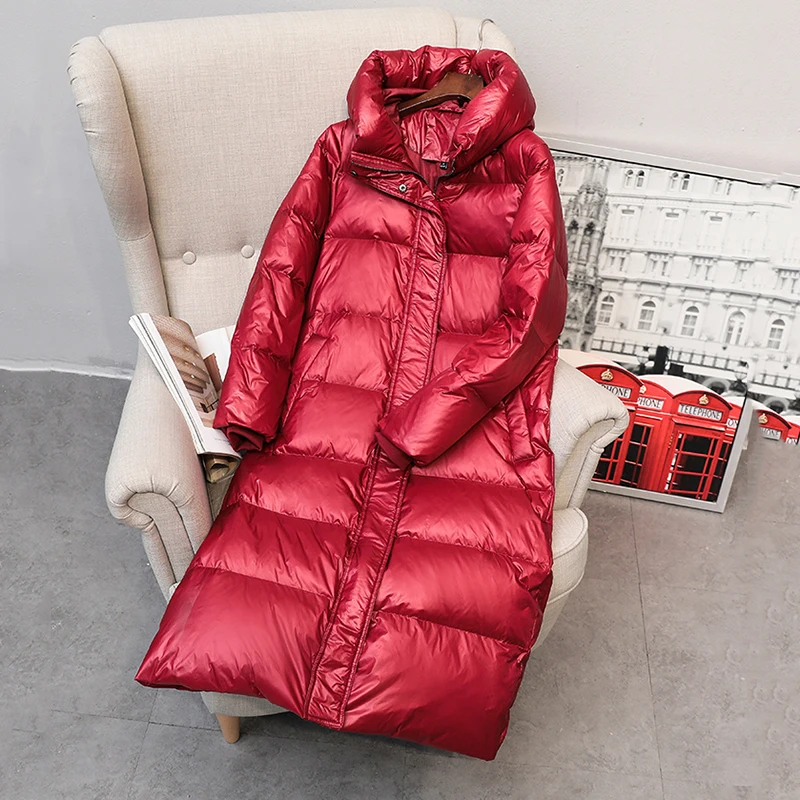 

Cotton Thick Warm Parkas Female Waterproof Plus size Coat Winter Women's Down Jacket Long Hooded Winter Jacket For Women