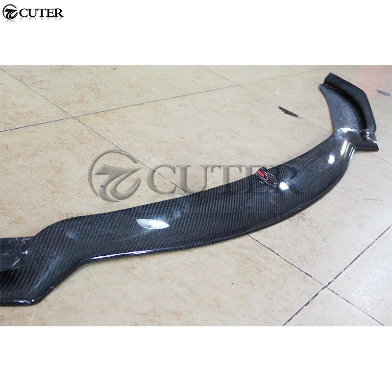 F32 F33 F36 4 Series Carbon Fiber Car Front Bumper Lip Spoiler for Bmw F32 428i 435i Standard Bumper Body Kit 2014-up