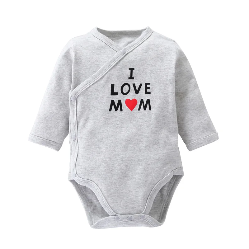 Baby bodysuit side opening V neck clothes children long sleeves baby pyjamas kids clothes 100% cotton baby body girls clothes
