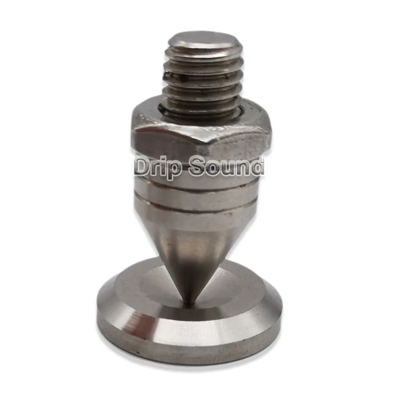 4Pcs M10x35mm 304SS สแตนเลสลำโพง Spike Pad เครื่องขยายเสียง Shock-Absorbing การแยกขาตั้งผู้ถือฟุต Pad