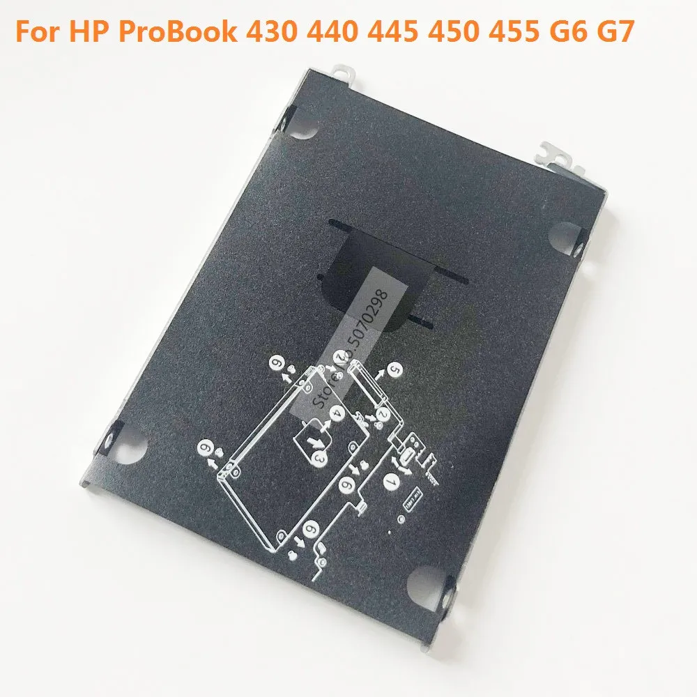 SATA قرص صلب محرك الأقراص الصلبة SSD العلبة قوس مع مسامير ل HP ProBook 430 440 445 450 455 G6 G7