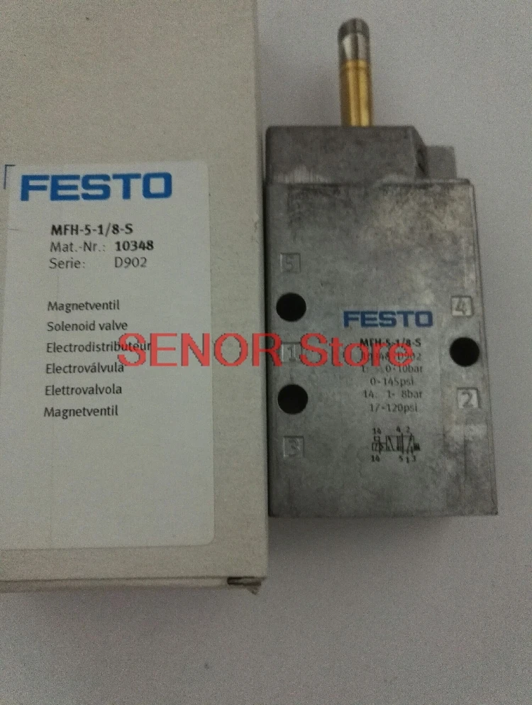 

Brand new original solenoid valve MFH-5-1/8-S 10348 (without coil)