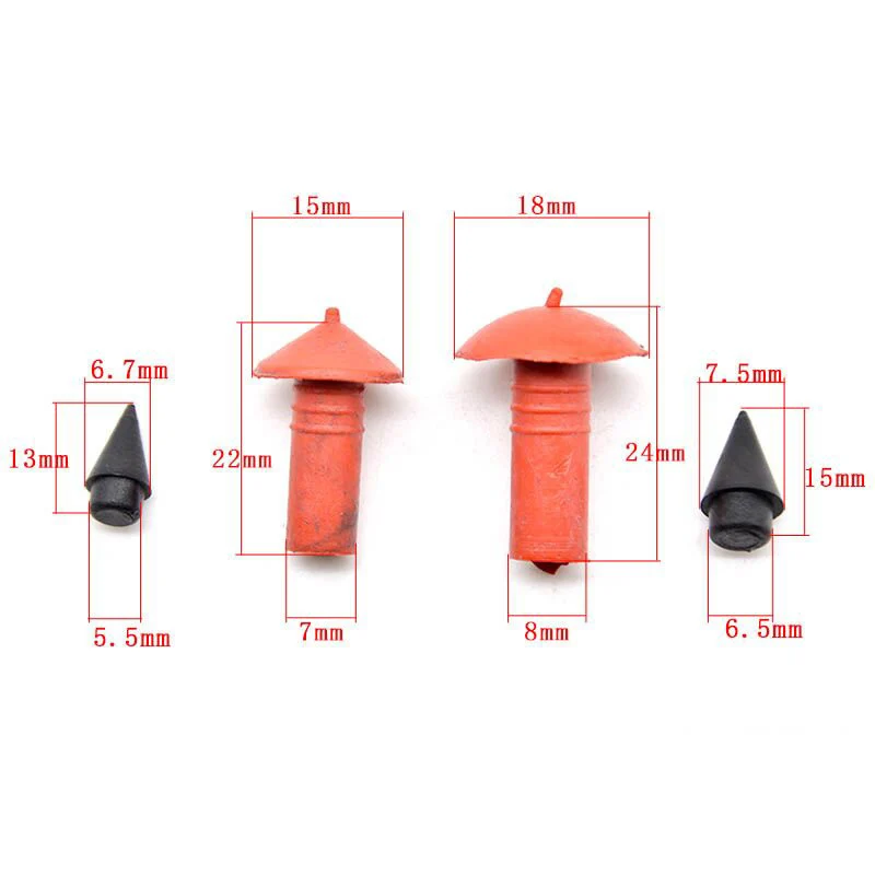 Universal Mushroom Shaped Tire Repair Insert Plugs Red Black 2020 New