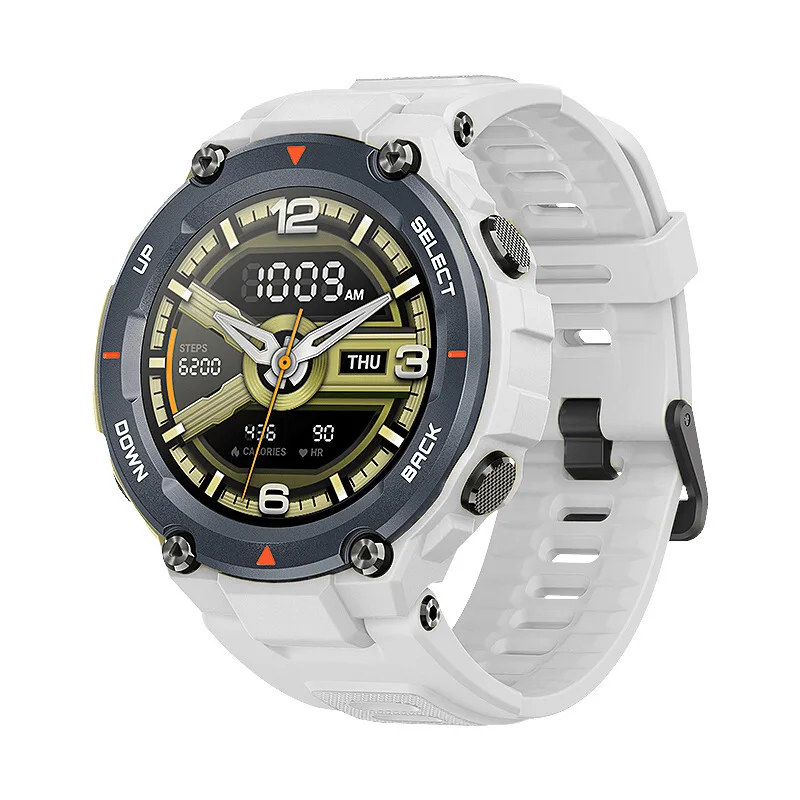 Xiaomi huami amazfit t-rex用のスペアシリコンブレスレット,xiaomi huami amazfit t-rex pro用のソフトシリコンブレスレット