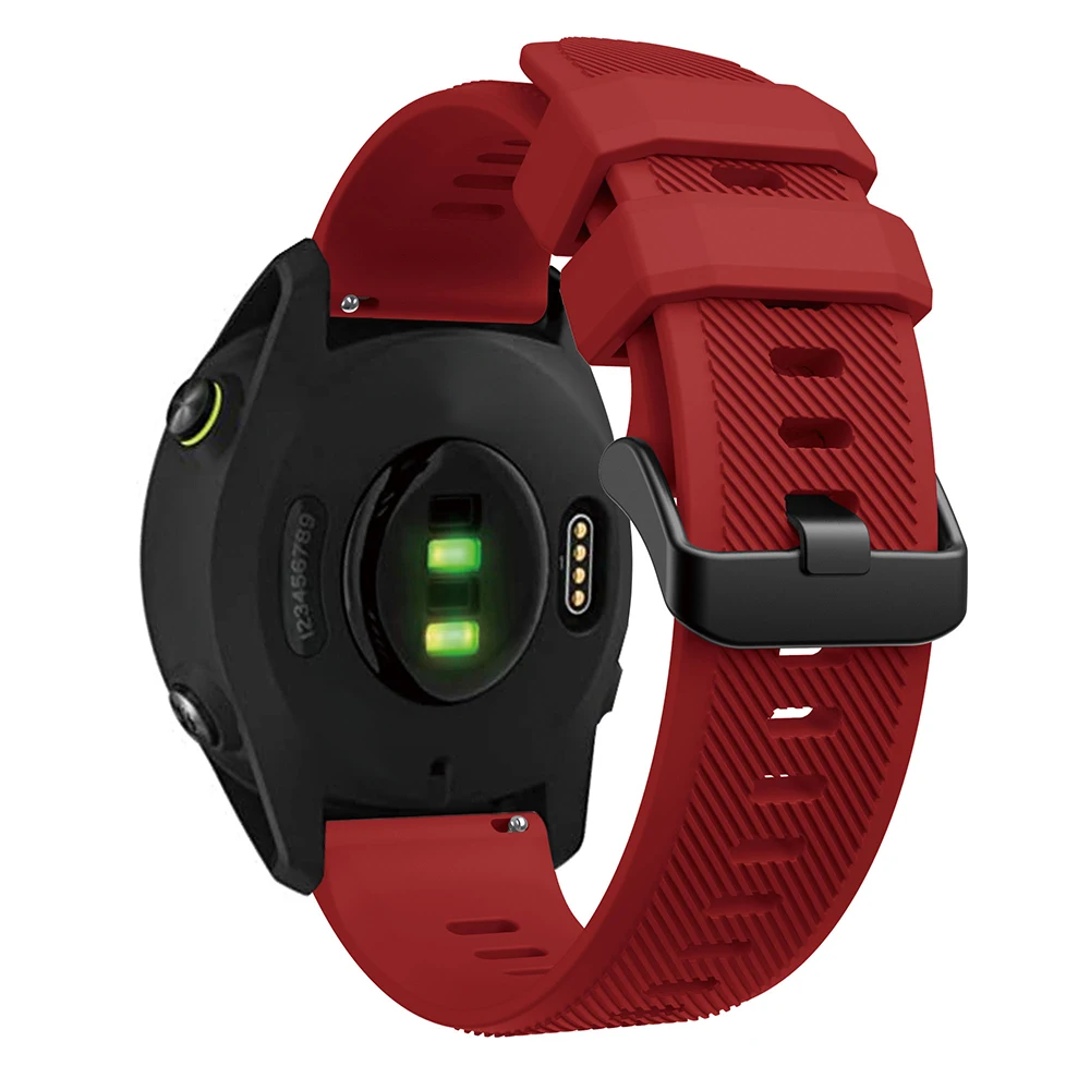 Pulseira De Silicone Para Garmin Forerunner, 22mm, 745 Pulseira De Relógio Inteligente