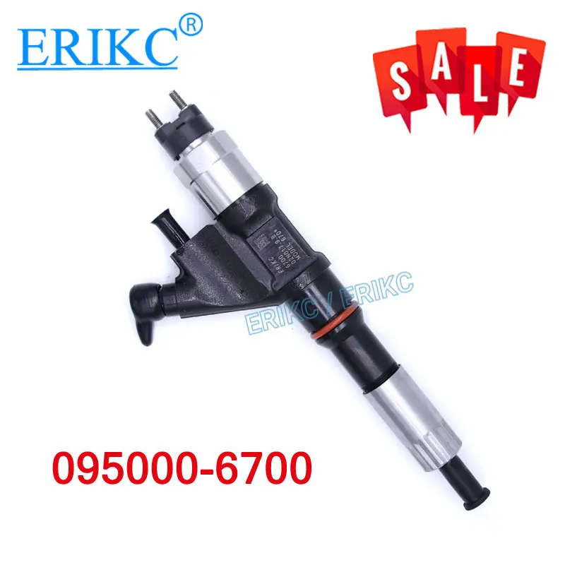 

ERIKC 095000-6700 R61540080017A High-speed Steel Fuel Injector 6700 Diesel Engine Common Rail Injection 0950006700 For TOYOTA