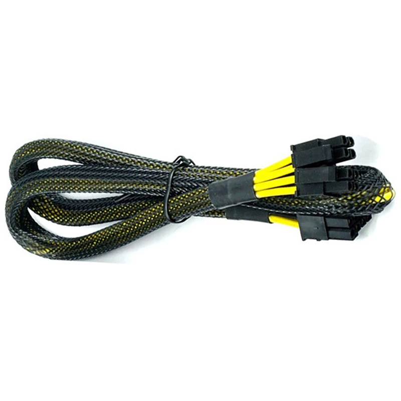 CPU 8 Pin Male To CPU 8(4+4) Pin Male,EPS-12V Motherboard Power Adapter Cable for EVGA Modular Power Supply 32 Inches