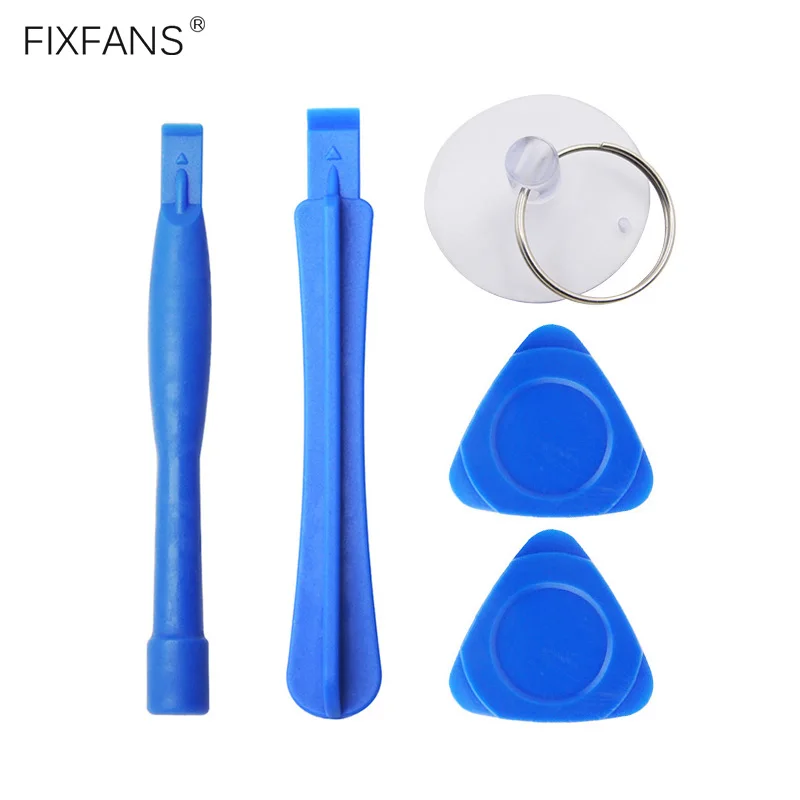 5 sztuk/zestaw zestaw narzędzi do otwierania plastikowe kostki do gitary podważ Spudger otwieracz do ekranu przyssawka do telefonu komórkowego Tablet narzędzie do naprawy laptopa