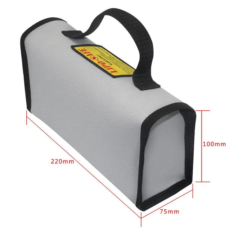 Lipo Battery Portable Fireproof Explosion-proof Safety Lipo Battery Bag Fire Resistant for eBike Lipo Battery MTB Multiple Size