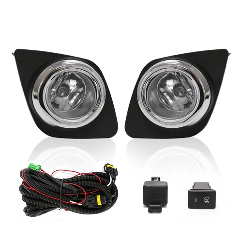 Luz antiniebla para Toyota RAV4 2009 2010 2011 2012, lámpara Led de circulación diurna, luz diurna DRL, cables a prueba de agua, botón de interruptor