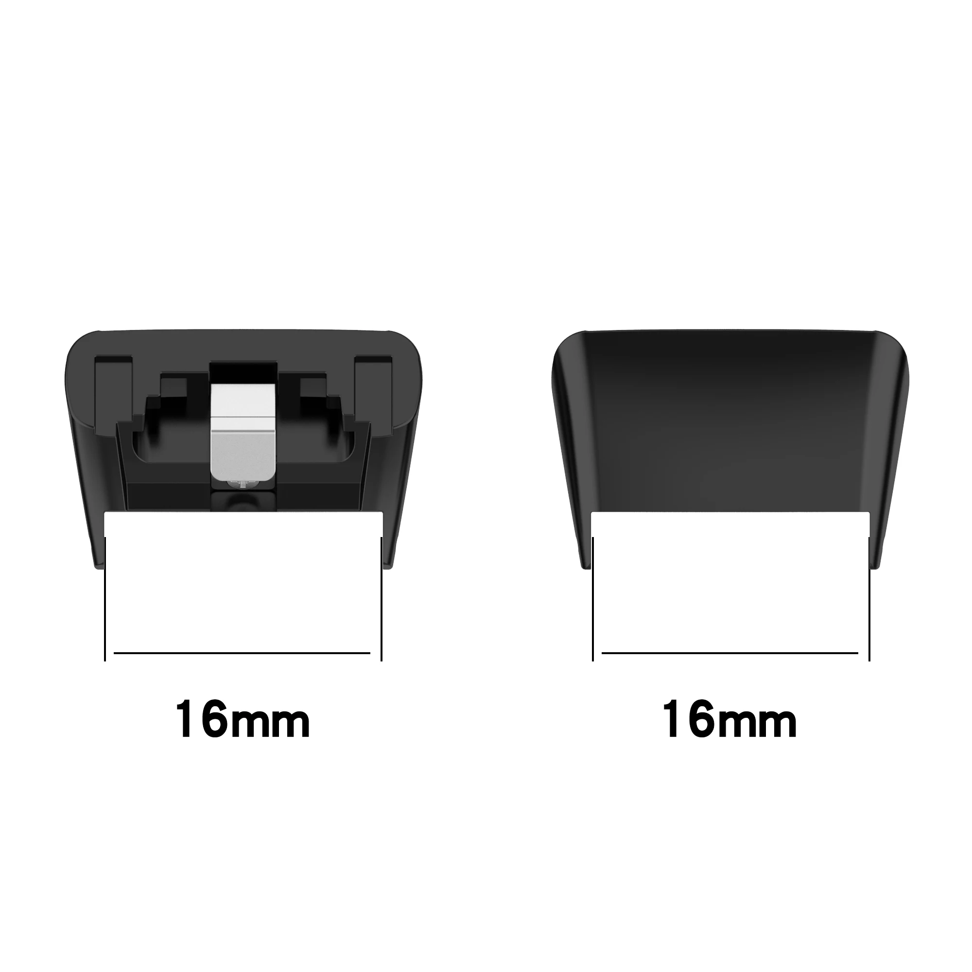 2pcs high quality Metal Connector Adapter For Huawei band 6/honor band 6 Watch Watchband 16mm watch Smart watch accessories new