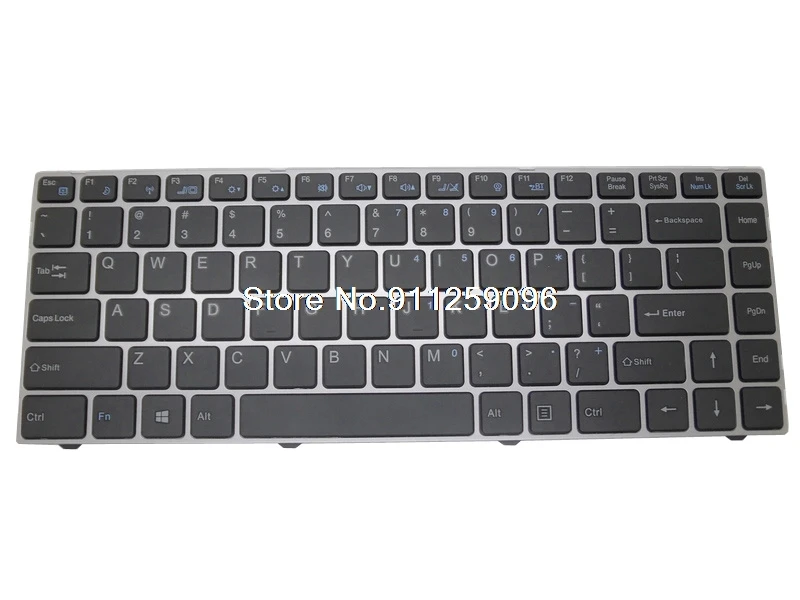 Laptop Keyboard For Leader For Companion SC550W SC551W X501H English US With Silver Frame New