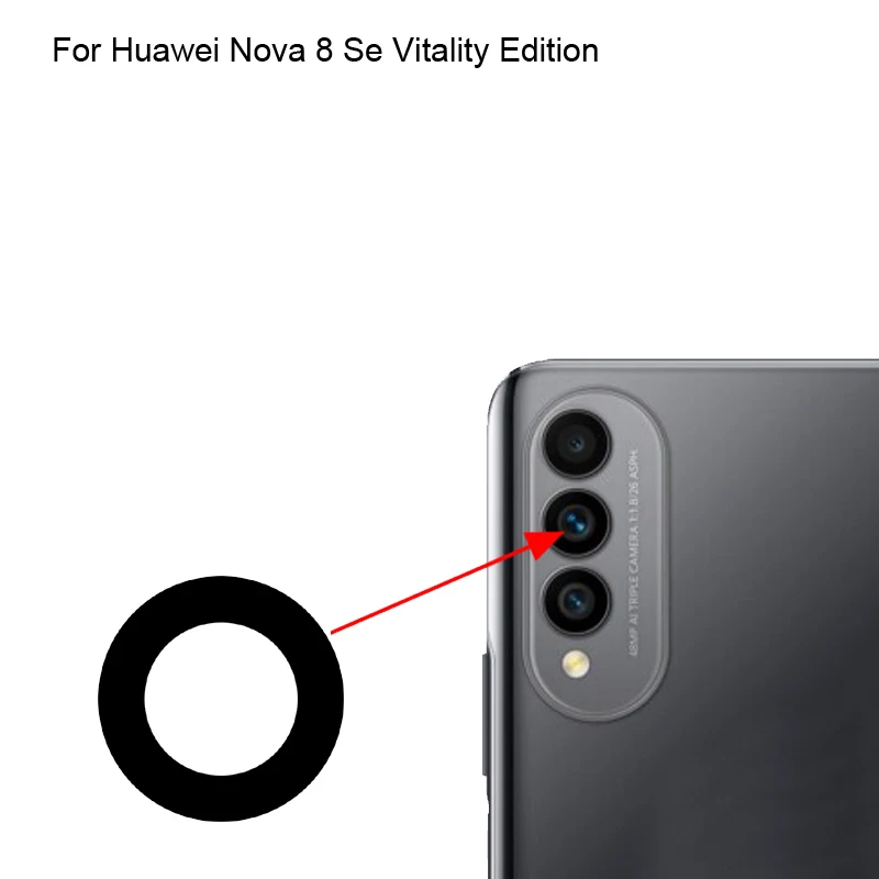 High quality For Oppo Realme Q3 Pro Carnival Edition Back Rear Camera Glass Lens test good For Oppo Realme Q3 Replacement Parts