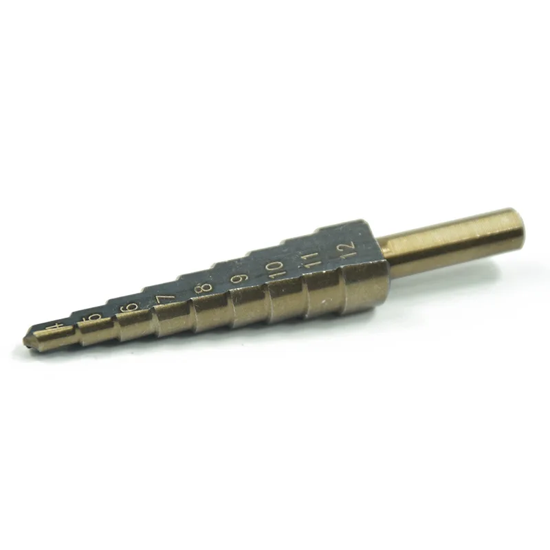5-35/6-60/6-35/6-65/10-45/Inch 5pcs mm HSS Titanium Coated Step Drill Bit for Metal Wood ing Hole Cutter  Cone 