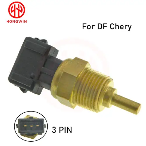Imagen 1 del producto Sensor de temperatura del agua del refrigerante del motor, accesorio de alta calidad Compatible con Chery, para DFM, Feng, DFSK, Junfeng, CV03, K61, Mini Van 4A13, 4A15