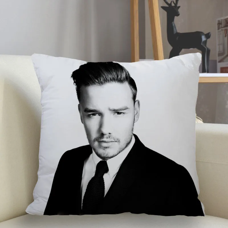 Musife Liam Payne Pillowcase Custom Square Pillow Cover Case Zipper Pillowcase 35*35,40*40,45*45cm Drop Shipping