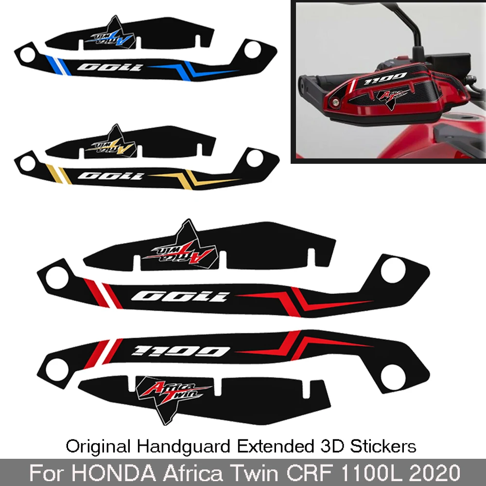 Protector de manos Original para motocicleta, pegatinas 3D extendidas para HONDA Africa Twin CRF 1100L 2020 CRF 1100 L Adventure