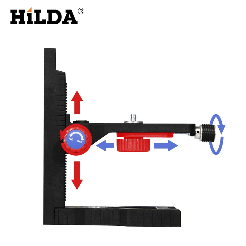 HILDA L-shape Magnetic Bracket Leveling Laser Level Adapter Magnet Multifunctional Wall Mount Bracket for All Level