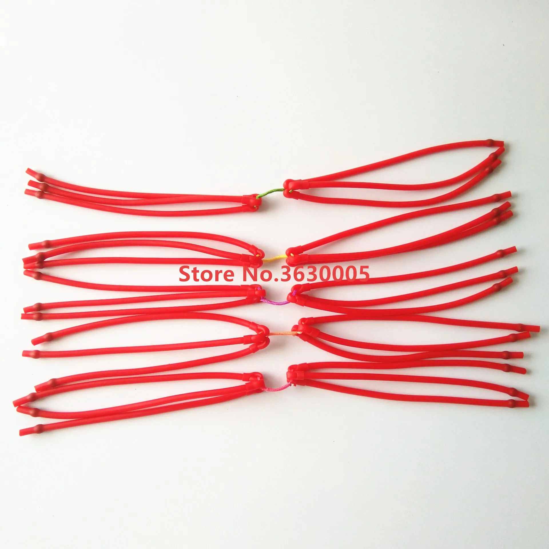 

100pcs 2050/3060 type Card Ball Fishing Rubber Band for Slingshot Hunting Catapult Elastic Rubber Band