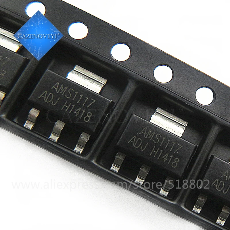 1pcs/lot AMS1117-3.3V AMS1117-1.5V AMS1117-2.5V AMS1117-1.2 AMS1117-ADJ AMS1117-3.3 AMS1117-2.5 AMS1117-1.5 AMS1117 SOT-233