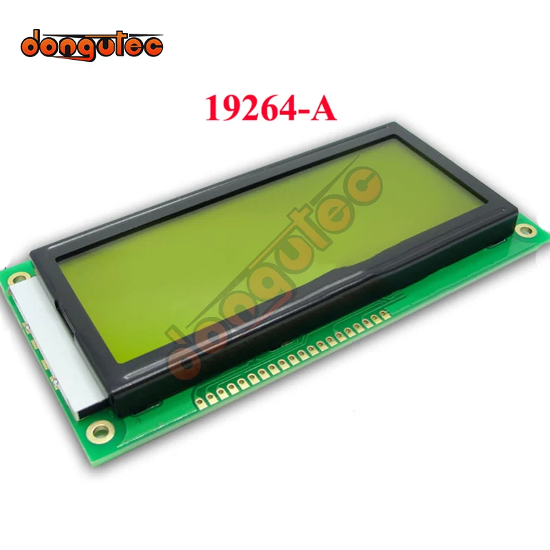 Module d'écran graphique LCD 4.37 pouces 20PIN 19264A, 3.3V 5V, bleu/blanc/jaune/vert, Interface parallèle rétroéclairée