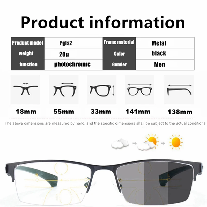 Custom Prescription Glasses Men Progressive Multifocal reading glasses astigmatism TR90 customized eyeglasses