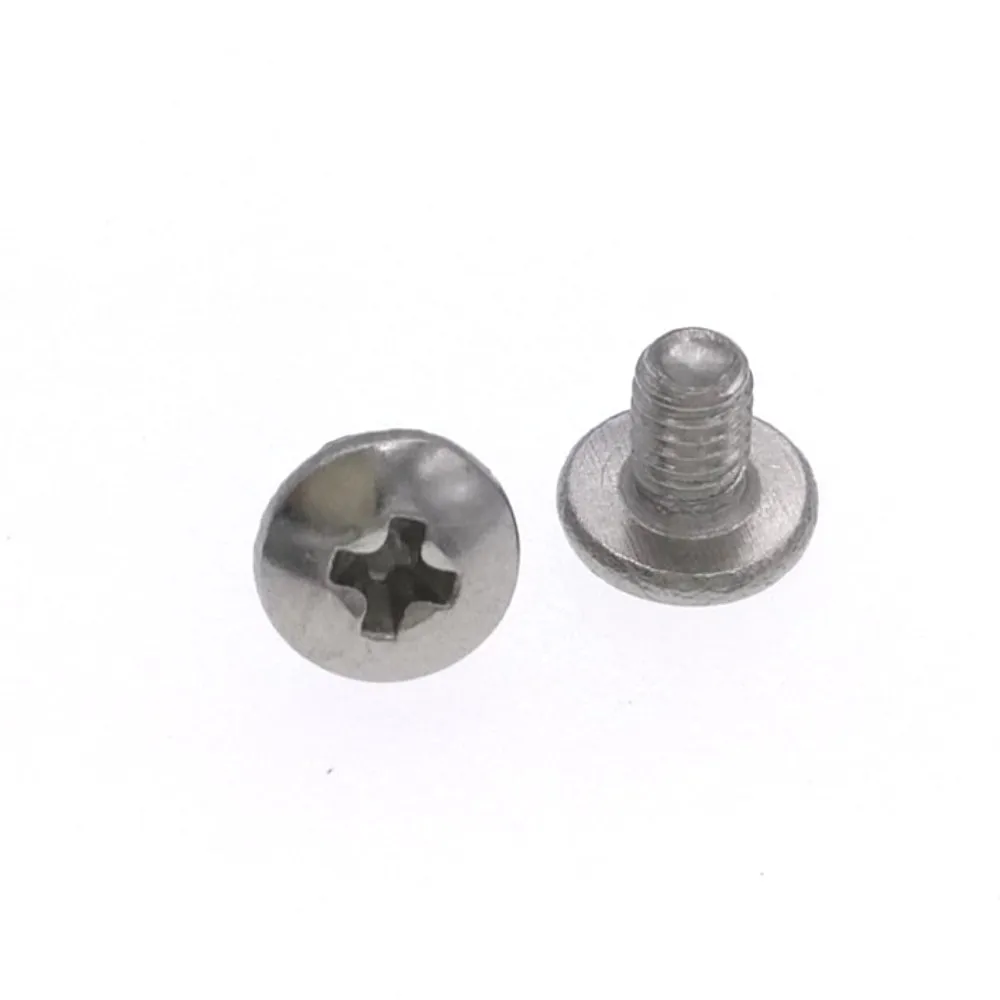 M3x6 mm M3*6 mm 304 Stainless Steel Phillips Cross recessed pan head Screw 1000pcs/lot