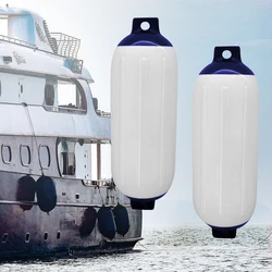 2Pcs Boat Fender Inflatable Bumper Fender Marine Dock Shield UV Protection PVC 11 x 40cm Yacht Speedboat Boat Marine Accessories