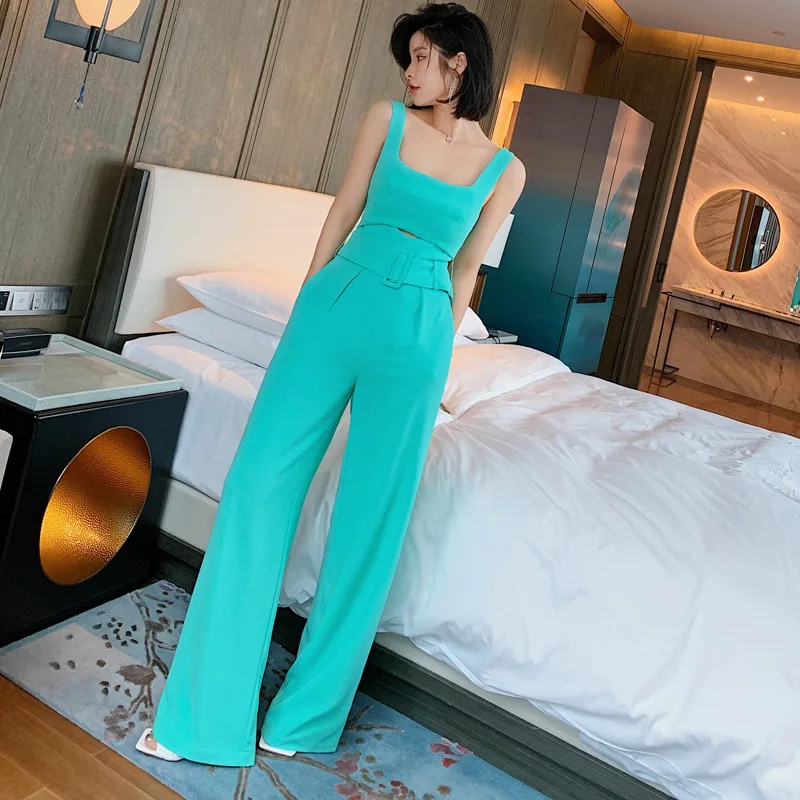 

Summer Party Maxi Catsuit Overalls Belted Bodysuit Club Pants Playsuits Rompers Long Rompers Sexy Hollow Out Women Jumpsuit