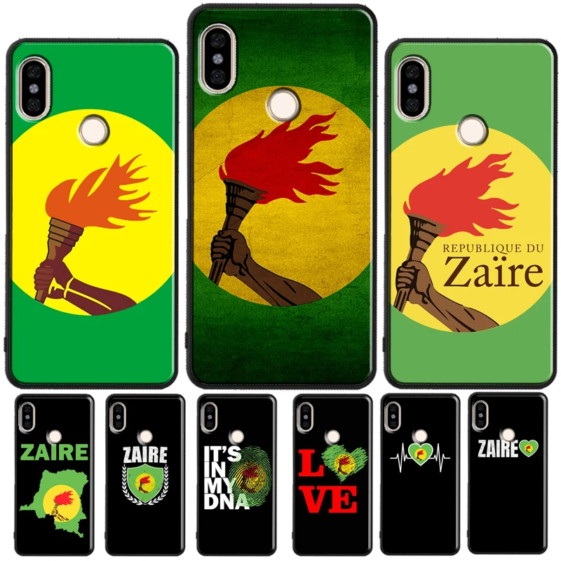 Zaire Flag For Redmi Note 11 Pro Phone Case For Redmi Note 10 Pro 7 8 9 Pro 10S 9S Redmi 10 9A 9T 9C