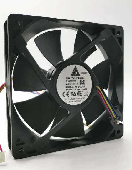 AFB1224M 12025 24V 12CM 4-wire inverter cooling fan