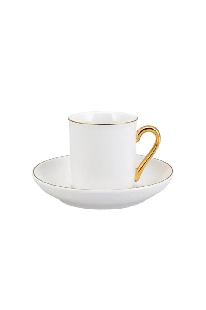 DOLBOVI Emsan Royal Gold 6'lı coffee cup Pad mug кружка coffee cup cup