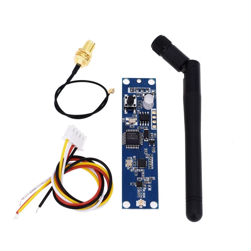 

5V 2.4Ghz DMX512 Stage 2in1 Wireless Receiver&Transmitter PCB Module Board with Antenna LED Controller Wifi Receiver Stage Light