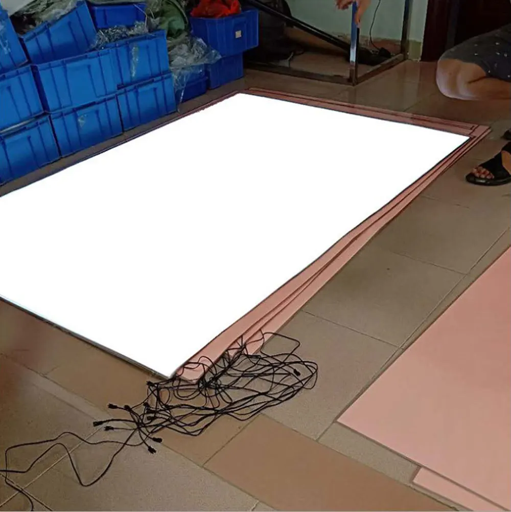 100x200cm White On Pink Off EL Panel El Backlight El Sheet With AC110-240V Inverter