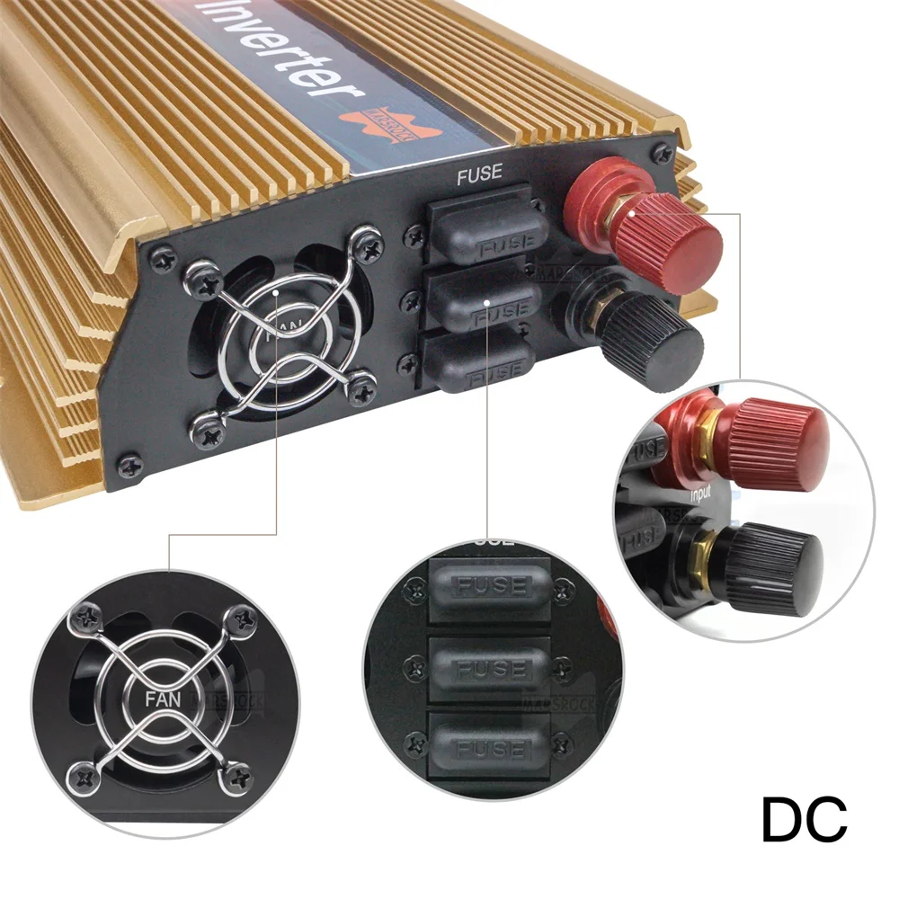 Imagem -04 - Mppt-microinversor Solar on Grid Tie 1400w 10.550vdc para Ac90 140v ou 190260v Navio da ue Brasil Eua Rússia