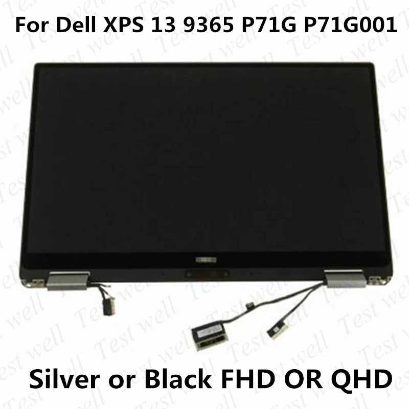 

Original For Dell XPS 13 9365 P71G P71G001 13.3" LCD Touch Screen Display FHD QHD+ Touch Digitizer Full Assembly NPF60 7W2X9