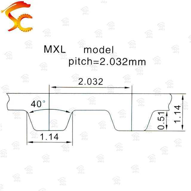 10meters/LOT MXL 10mm timing belt Pitch=2.032 open rubber belt width 10mm 3D Printer belt MXL-10 Free Shipping