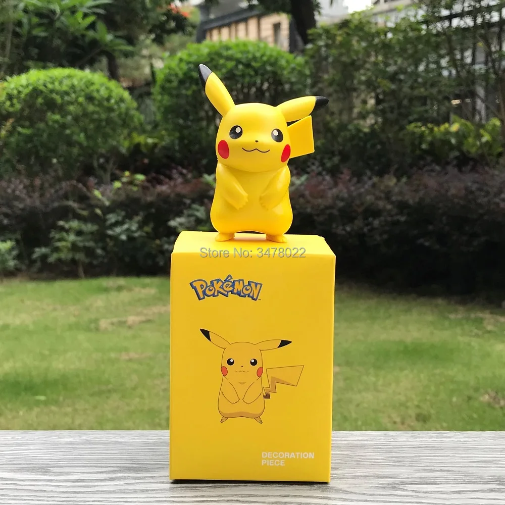 Original Pokemon Figuren Pikachu Charmander Psyduck Jigglypuff Bulbasaur Squirtle PVC Spielzeug Modell