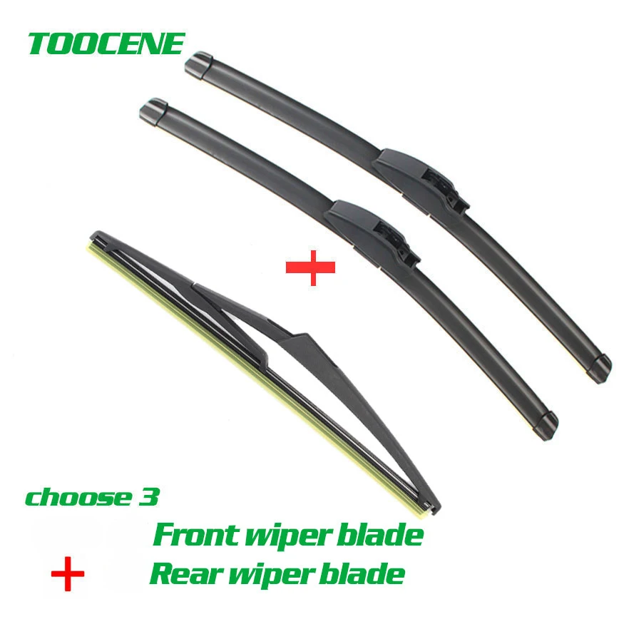 Front And Rear Wiper Blades For Renault Clio 2 1998-2005 Windscreen Windshield Wipers Auto Car Accessories 21+21+12