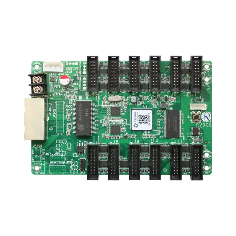 Карта светодиодного приемника Linsn RV908M32, совместимая с TS802D TS921, светодиодный дисплей, карта управления студии, экран отправителя, сцена
