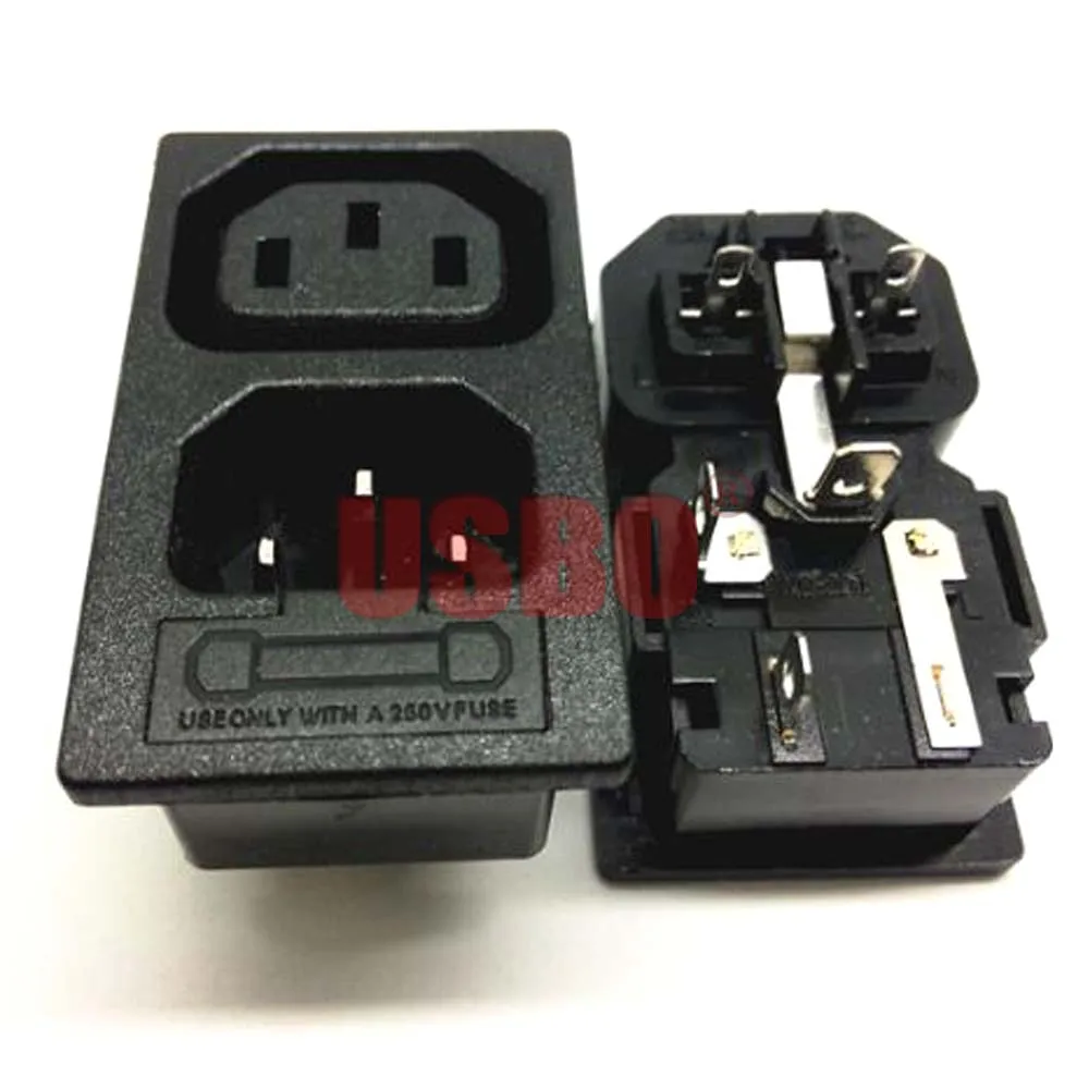 Поставка, черная медь, 10 А, 250 В, IEC-C13/C14, 2/3/4 разъема PDU, корпус, сервер, настольная розетка, универсальная электрическая розетка переменного тока