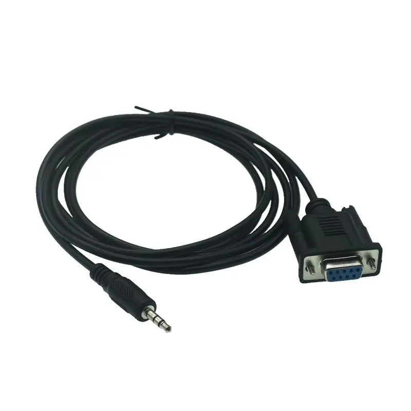 9 Pin RS232 DB9 Female TO 3.5MM / 2.5mm 3P Male Jack Adapter Serial Cable Cord 1.8M