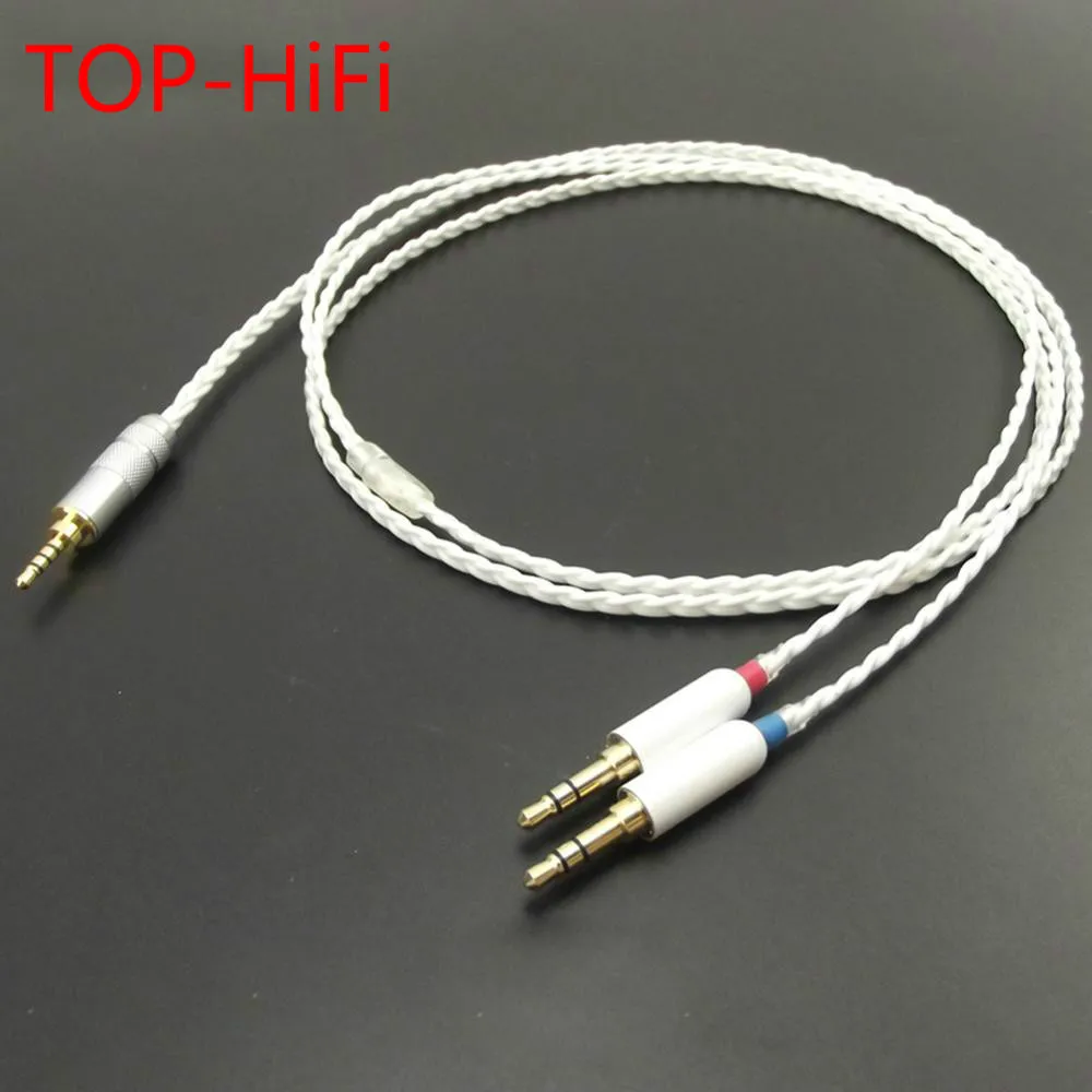 

TOP-HiFi 2.5mm TRRS Balanced DIY Headphone Upgrade Audio Cable for MDR-Z7 Z7M2 MDR-Z1R D6100 D7100 D72004 Headphones