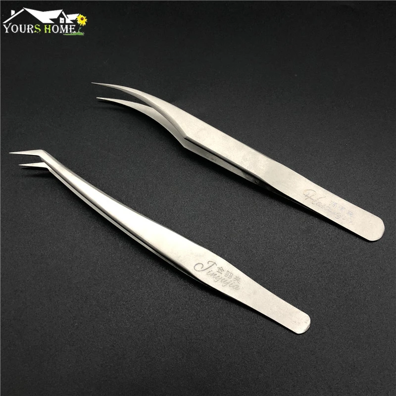 

12.5cm Dolphin Plume Stainless Steel Kitchen & Bar Tweezer Food Tongs Kitchen Cooking Medical Tweezers